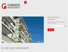 Tablet Screenshot of gordonmgt.com